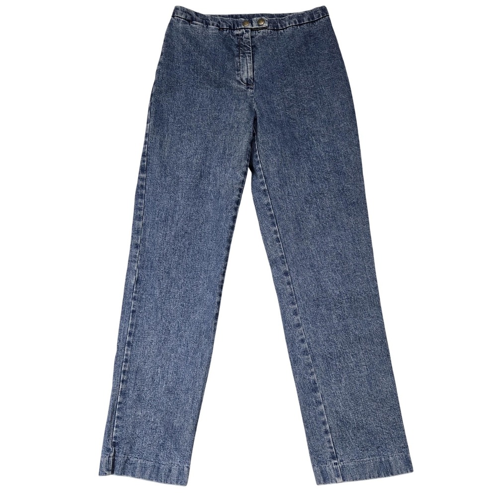 Lauren Jeans Co Ralph Lauren Womens 6P High Rise Straight Leg Blue Jeans‎ Cotton